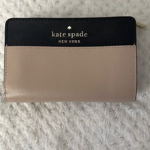 Kate Spade Staci Colorblock Medium Compact Bifold Wallet
